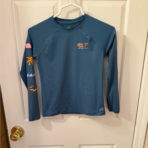 Vineyard Vines long-sleeve performance or rash guard shirt Youth Medium